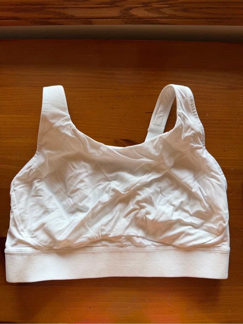 Athleta White Supportive Sports Bra 36dd